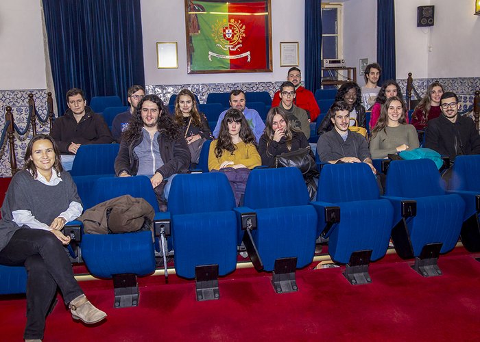 Visita dos alunos da Escola Superior de Tecnologia de Setúbal ao IH