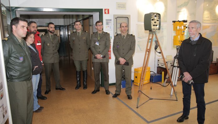 Visita dos formandos do Curso de Informação Cartográfica 2018