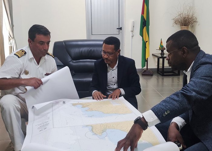 Visita técnica da Organização Hidrográfica Internacional a São Tomé e Príncipe