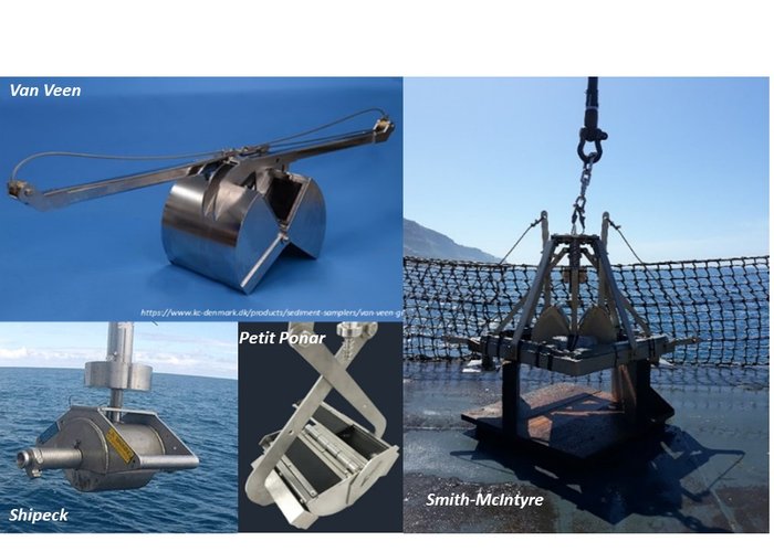 Superficial sediment samplers