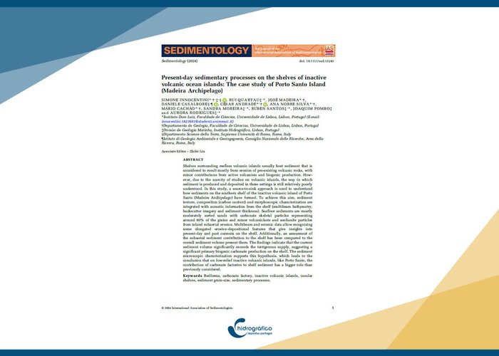 Bolseiro do Instituto Hidrográfico distinguido por publicação científica