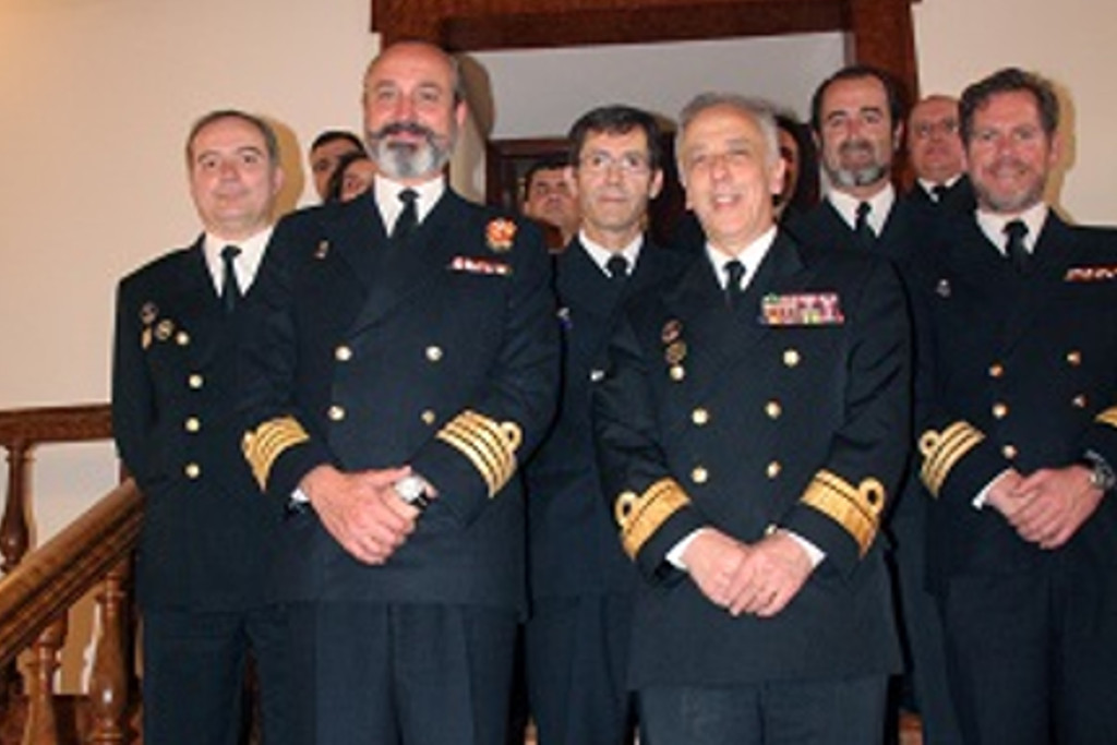 Diretor do Instituto Hidrográfico da Marinha de Espanha visita IH20