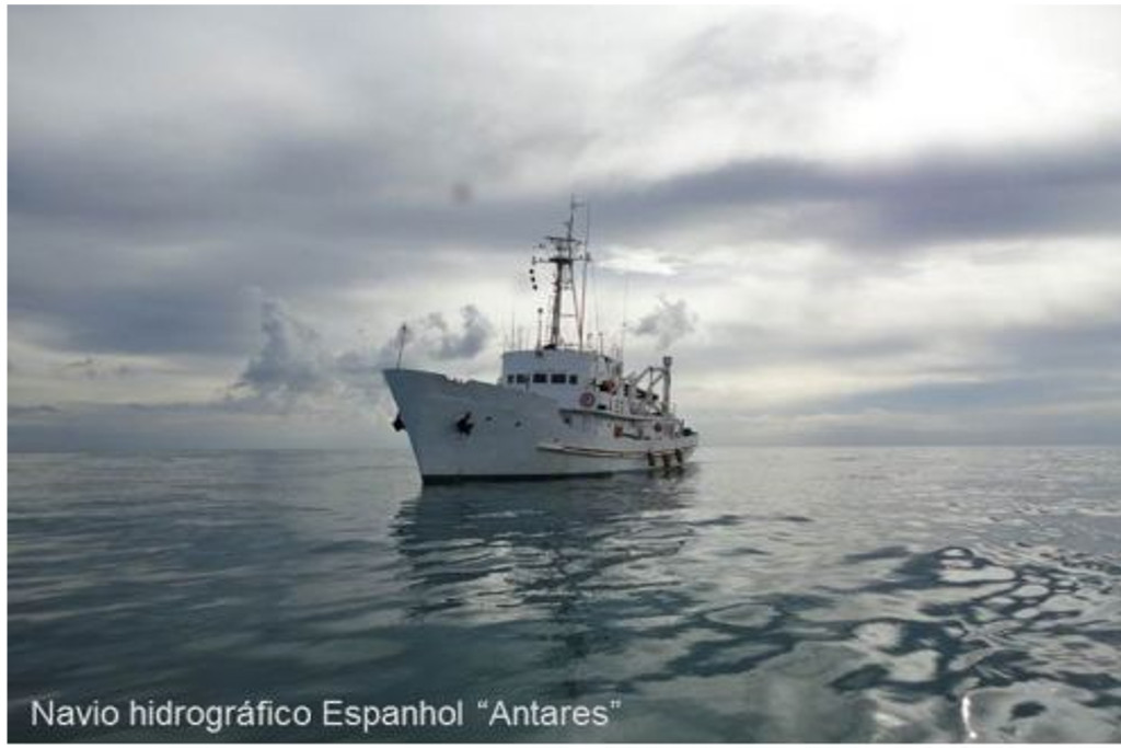 Navio hidrográfico da Marinha NRP “Almirante Gago Coutinho” em missão