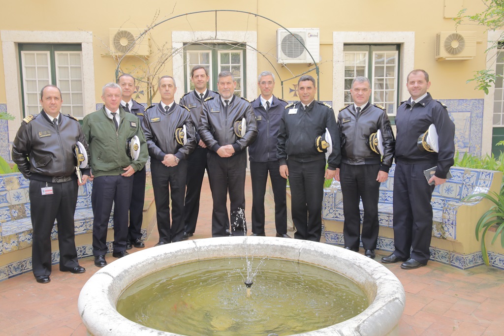 Instituto Hidrográfico recebe os representantes nacionais na célula permanente da EUROMARFOR   